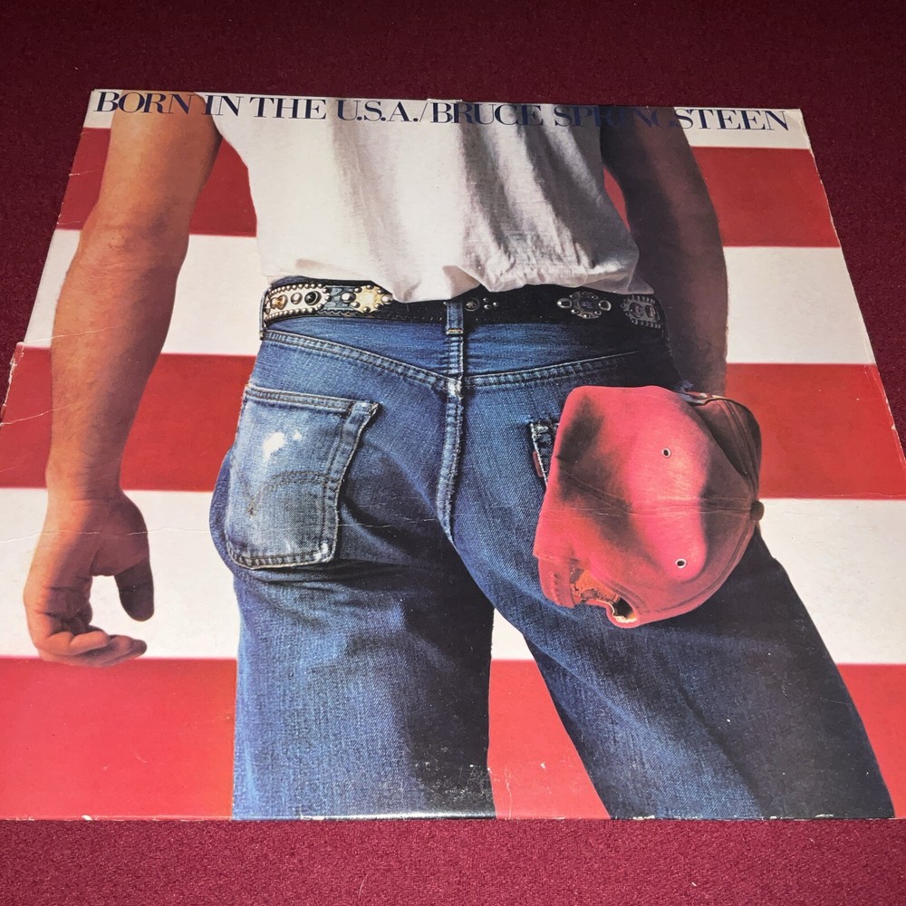 Bruce Springsteen LP Born In The U.S.A. 1984 Vinyl Ultrasonic Clean w/ Lyrics