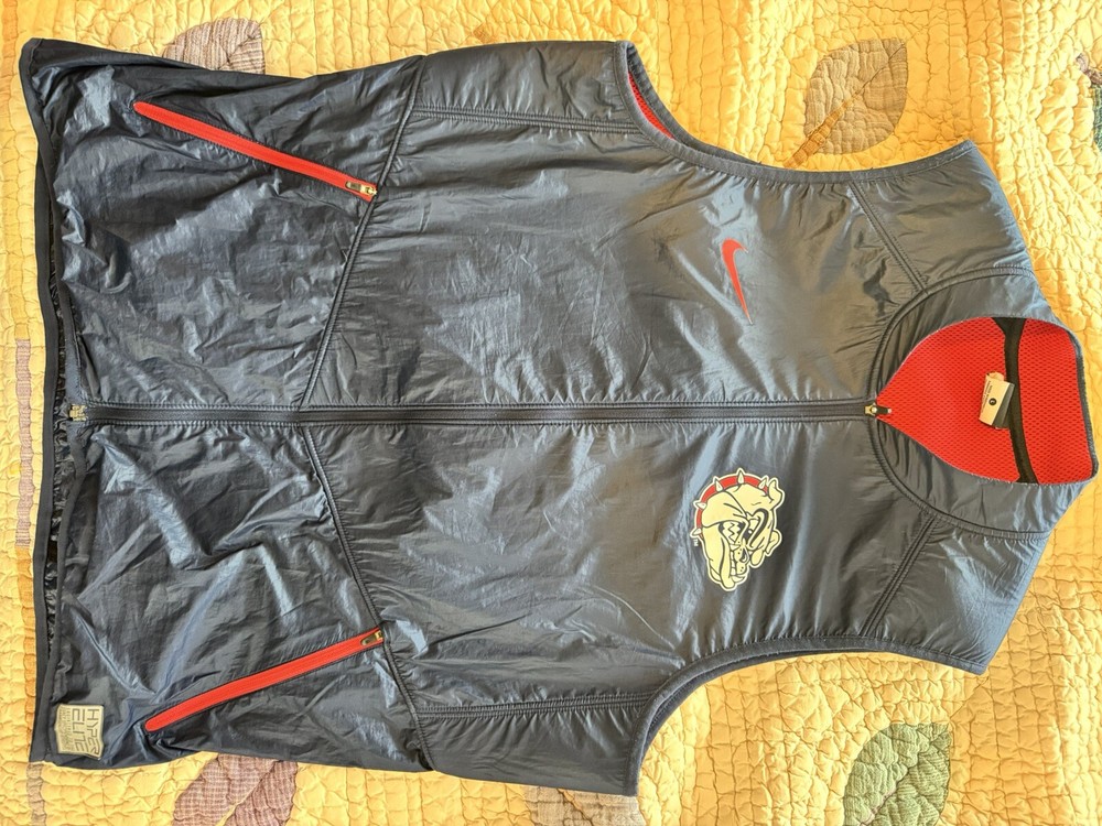 Gonzaga Bulldogs Jersey Mens Medium Blue Nike Elite Team Jersey #33 Zags