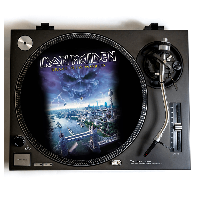 Iron Maiden Turntable Slipmat for Vinyl Records Fits 12 Inch Players DJ Slip Mat