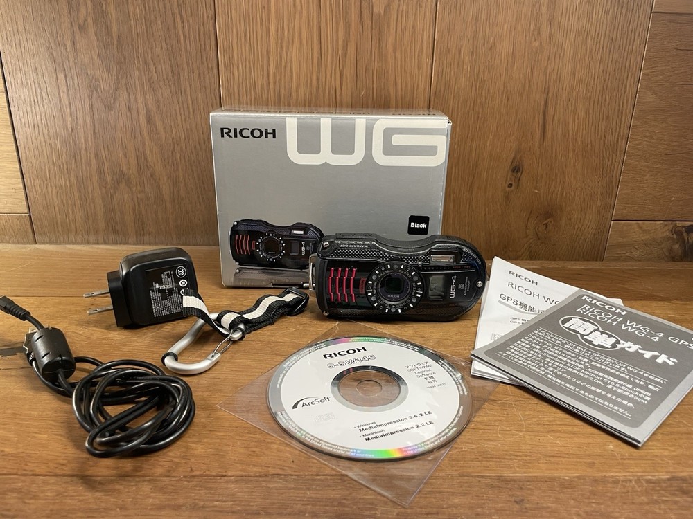 *Almost Mint in Box* Ricoh WG-4 GPS Adventure Proof Digital Camera From Japan