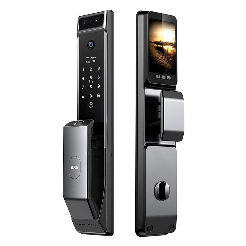 3D Smart Door Lock with Automatic Face Recognition Biometric Security for US Homes  -image