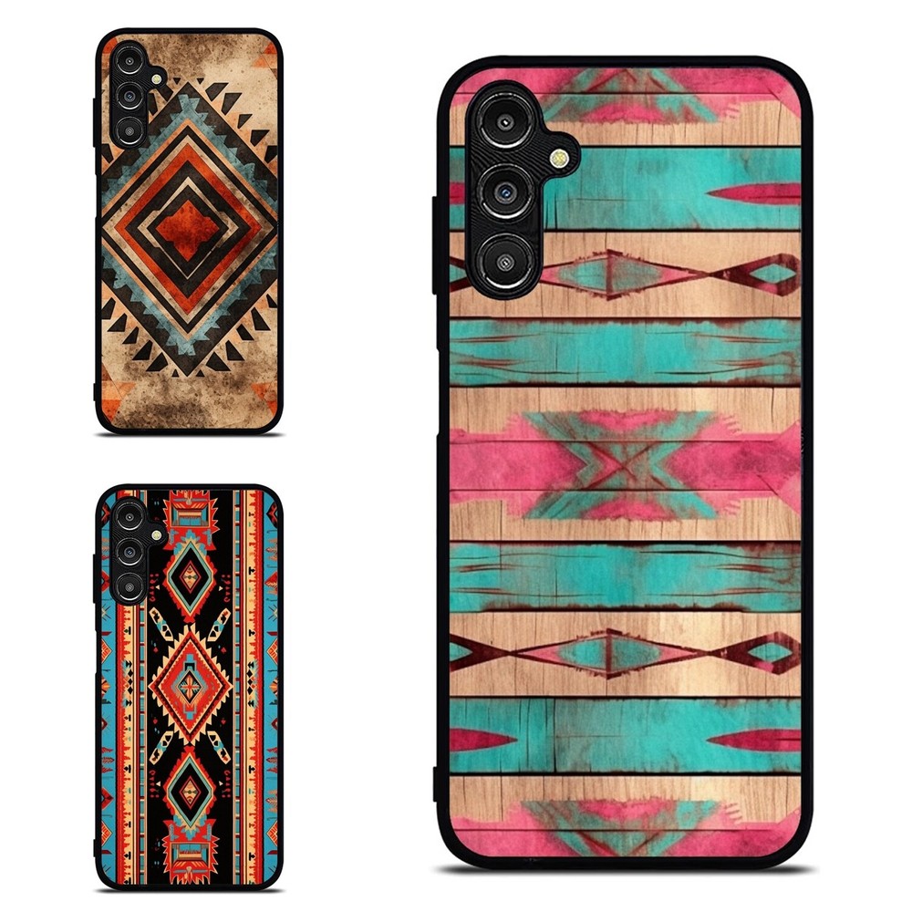For Apple iPhone Motorola Samsung Galaxy 90s Country Western Aztec Plastic Cover