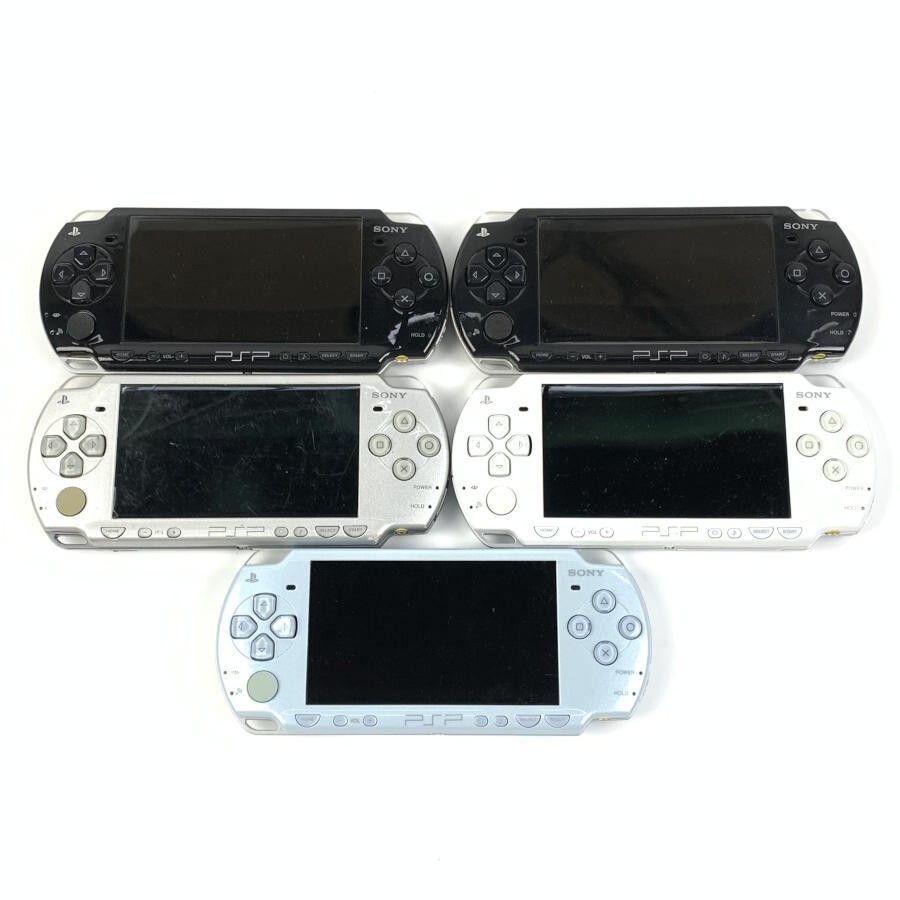 Sony PSP Console PSP-2000 Lot of 5 For Parts Repair Japan  5348 UG