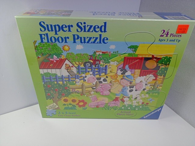 Ravensburger Super Sized Floor Puzzle My Little Farm Barn Animals  2X3 Feet #24