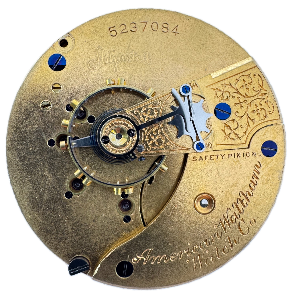 Antique 18s 1892 Waltham 17 Jewel Mechanical Pocket Watch Movement Adjusted USA