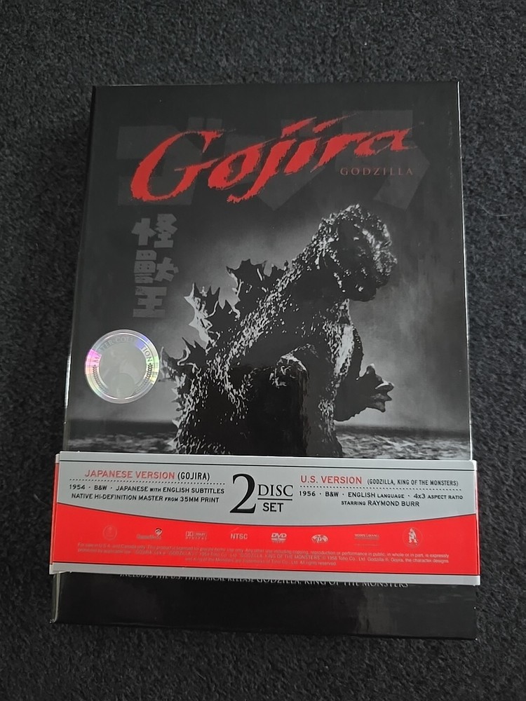 Gojira 1956 2-Disc DVD Set Japanese & US Versions with Bonus Book