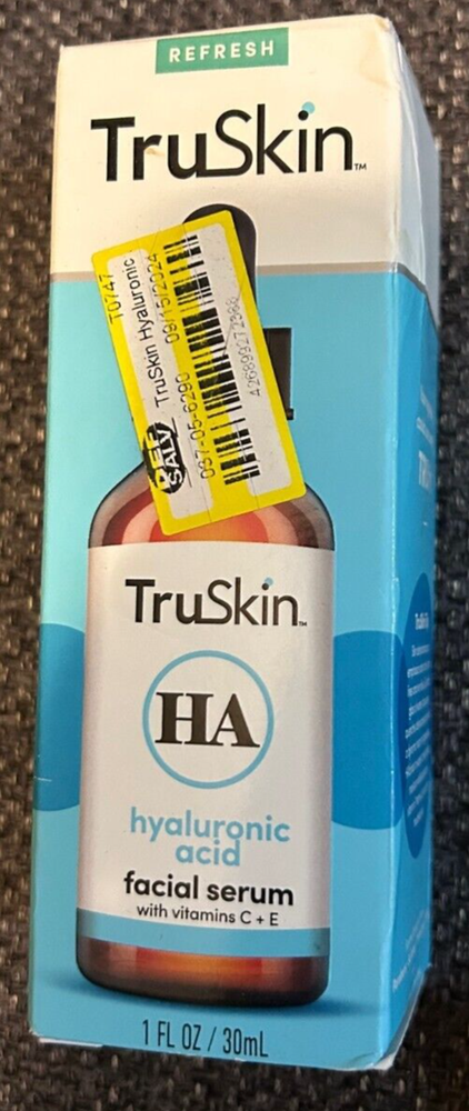 TruSkin Hyaluronic Acid & Vitamin C Serum with Ceramides & Aloe 1 oz Hydrating Boost