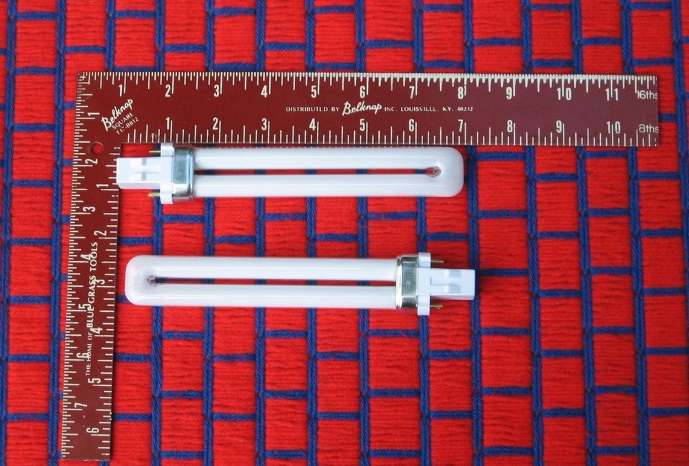 2 new 13w Utility Trouble fluorescent DROP light bulb PL fits Craftsman or Bayco