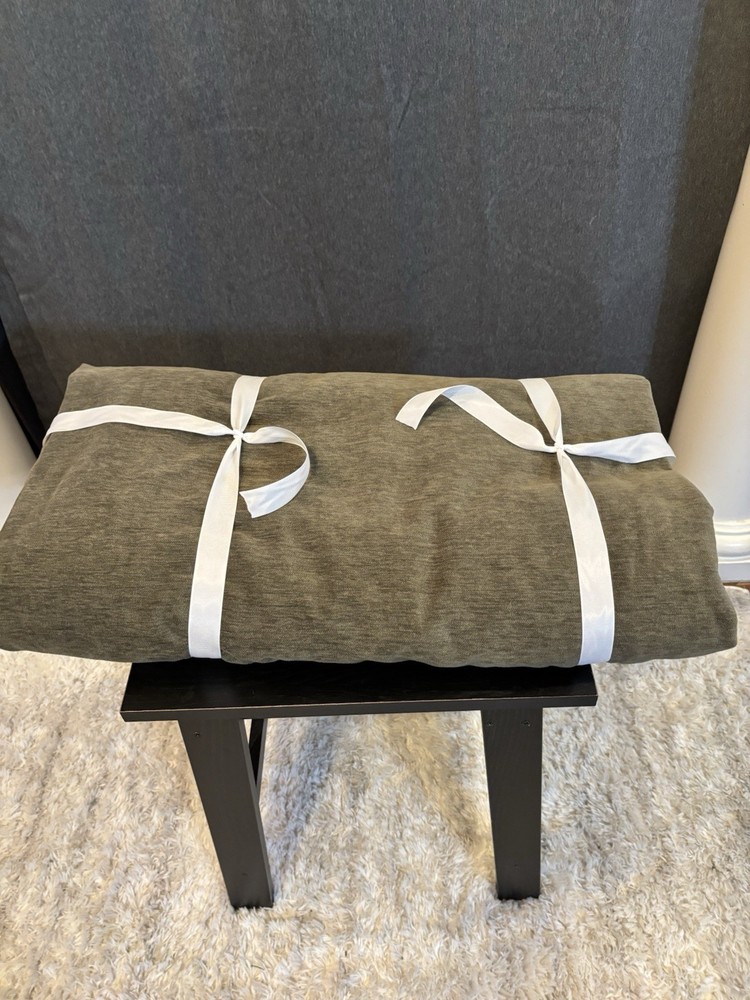 Pottery Barn Cozy Cloud King Duvet Cover in Soft Loden Green