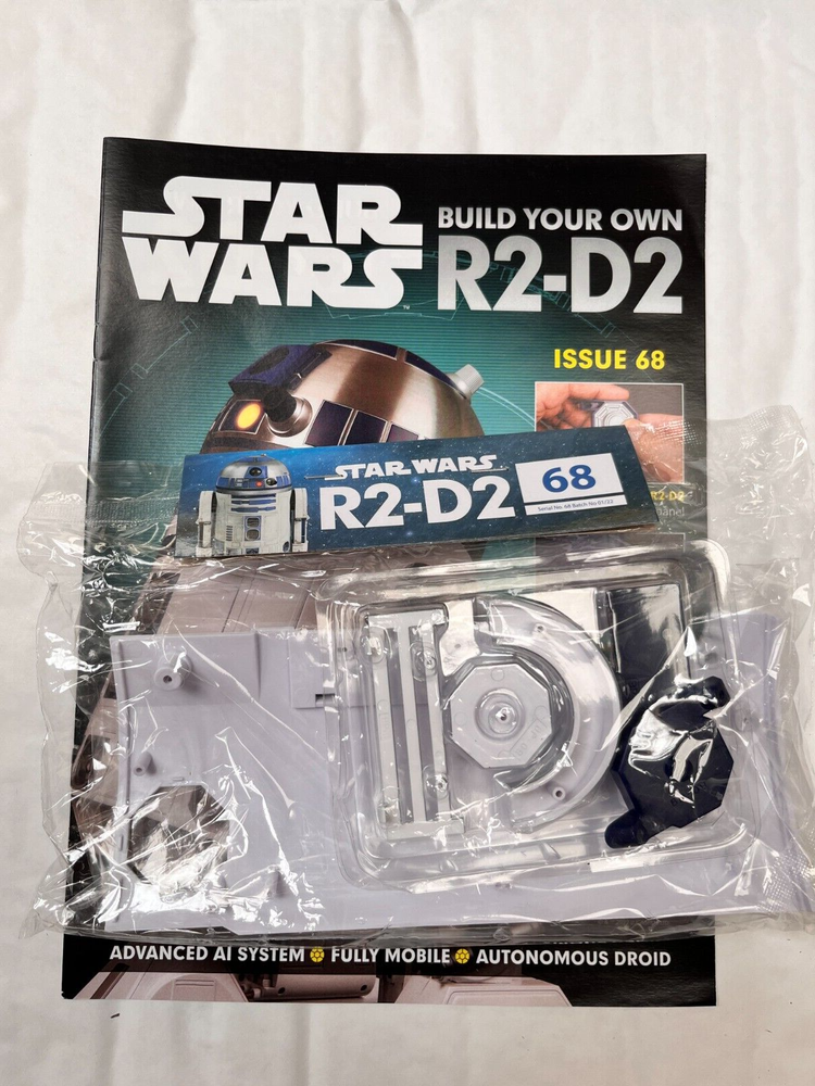 1:2 SCALE FANHOME STAR WARS BUILD YOUR OWN R2-D2 ISSUE 68 COMPLETE WITH PART