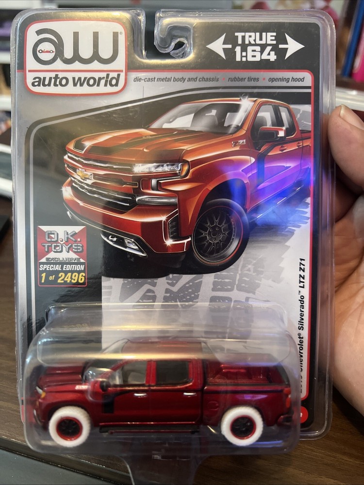 2019 Chevy Silverado LTZ Z71 1:64 Scale Diecast by Auto World Limited Edition 1 of 2496