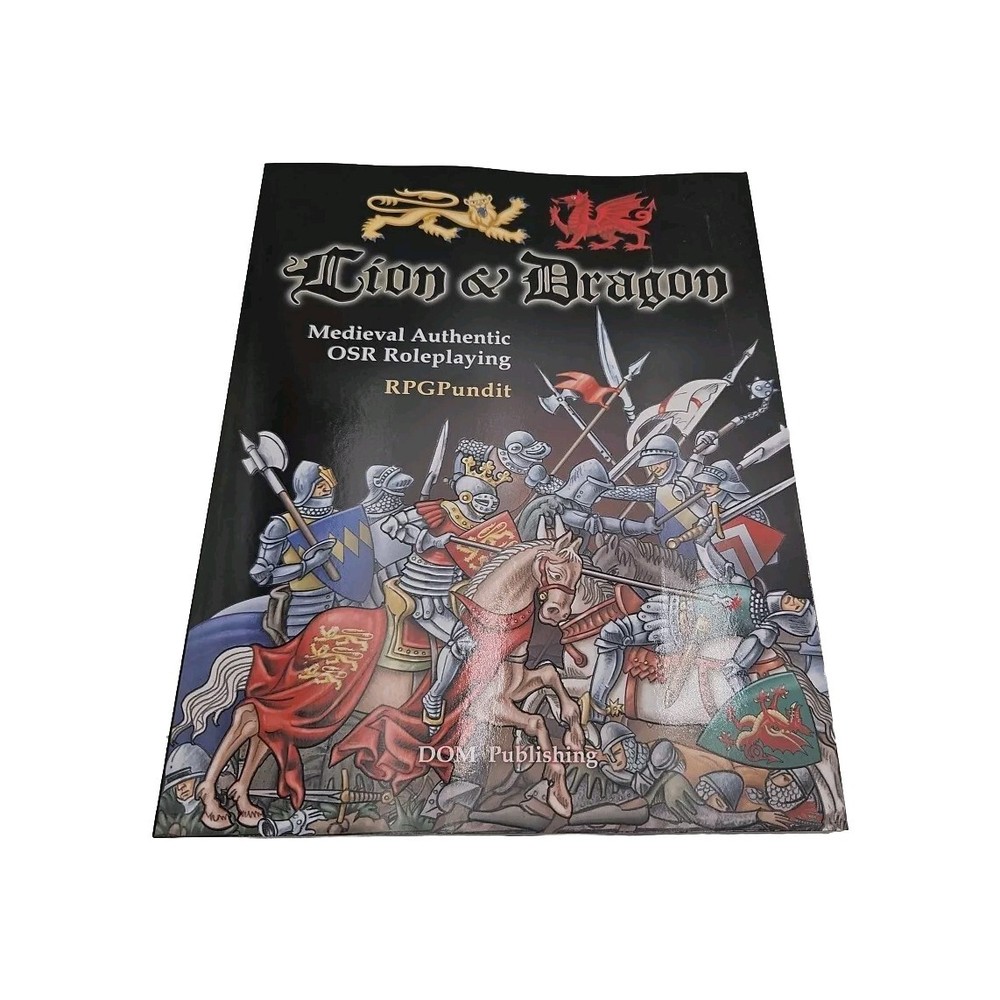 DOM Publishing OSR RPG Lion & Dragon VG+