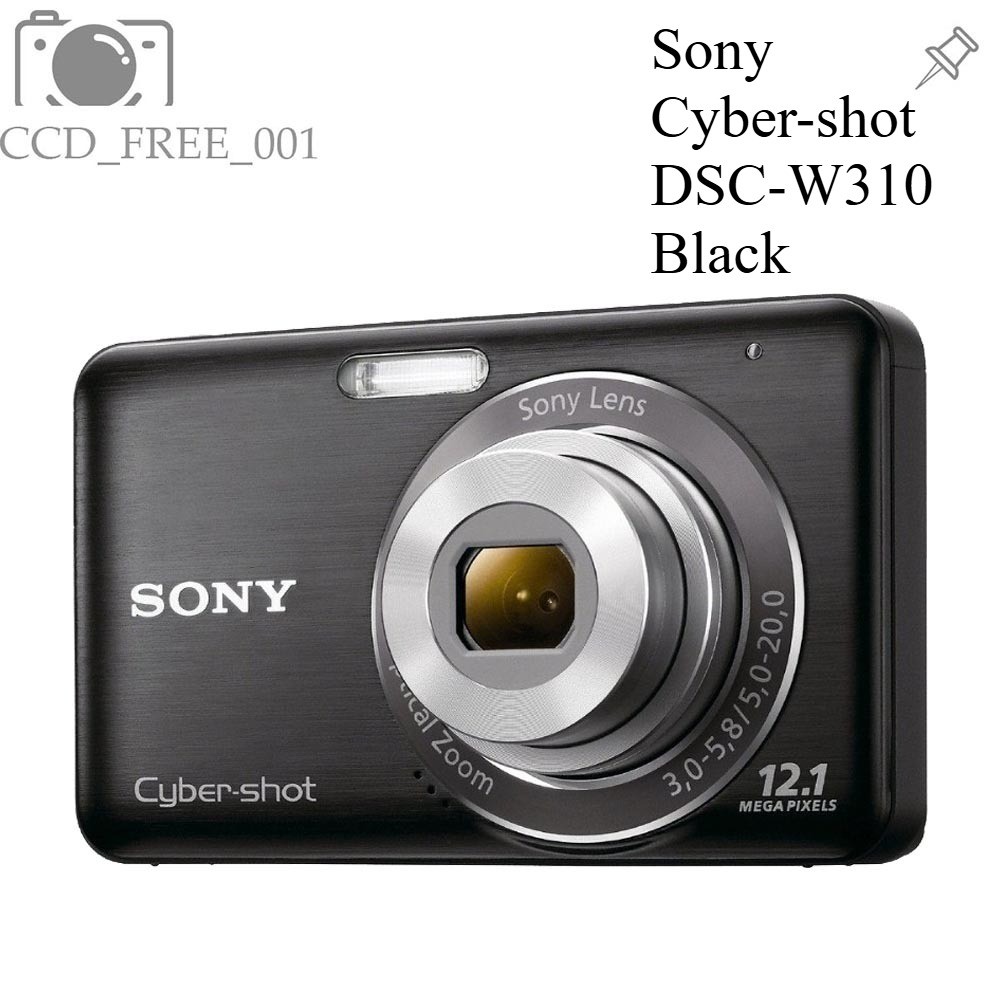 Sony Cyber-shot DSC-W310 Digital Camera 12.1MP 4x Optical Zoom 2.7 in Black