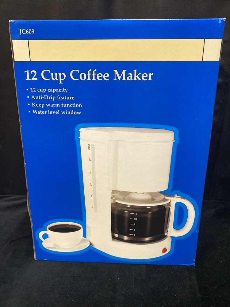 Walmart 12 Cup Coffee Maker Open Box Unused Like New  