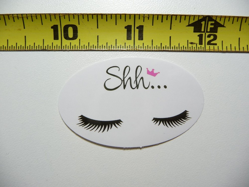 SHH PRINCESS ASLEEP POSITIVE DECAL STICKER MOTIVATIONAL MOTIVATE