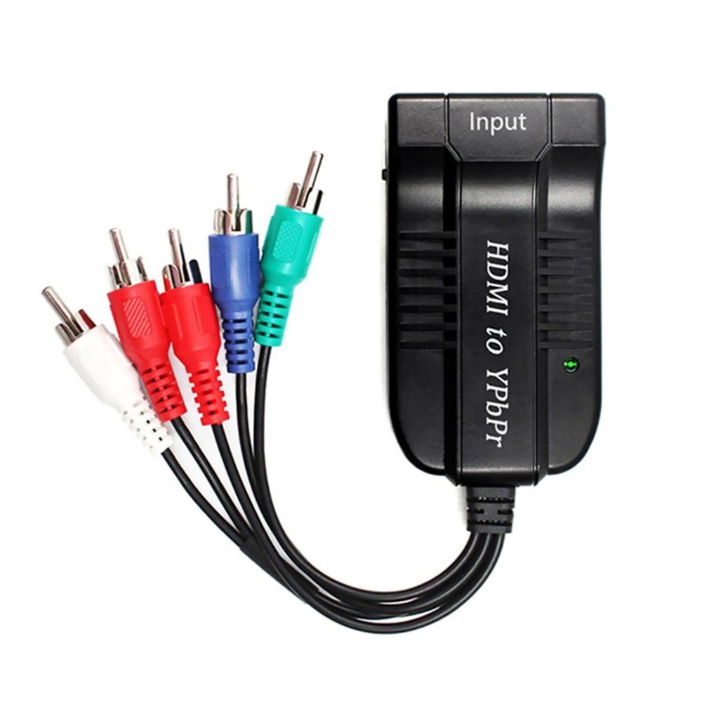 HDMI to 1080P YPBPR Component Video 5RCA RGB Converter Adapter R/L Audio Output