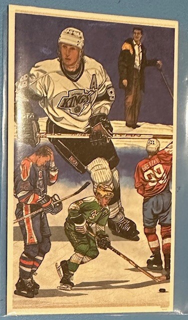 Wayne Gretzky NHL Hockey Los Angeles Kings Collage Card Blank Back