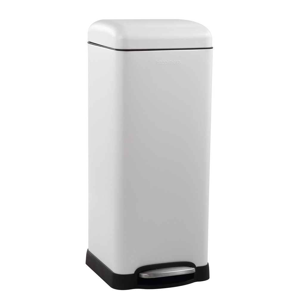HPM1007A Betty Retro 8-Gallon Step-Open Trash Can with Soft-Close Lid, Finger...
