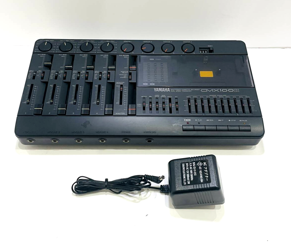 Yamaha CMX100 II 2 Multitrack Cassette Recorder Japan Tested Working