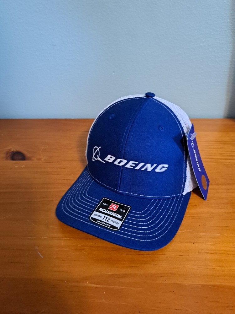 Boeing Signature Trucker Hat Richardson Mesh Adjustable