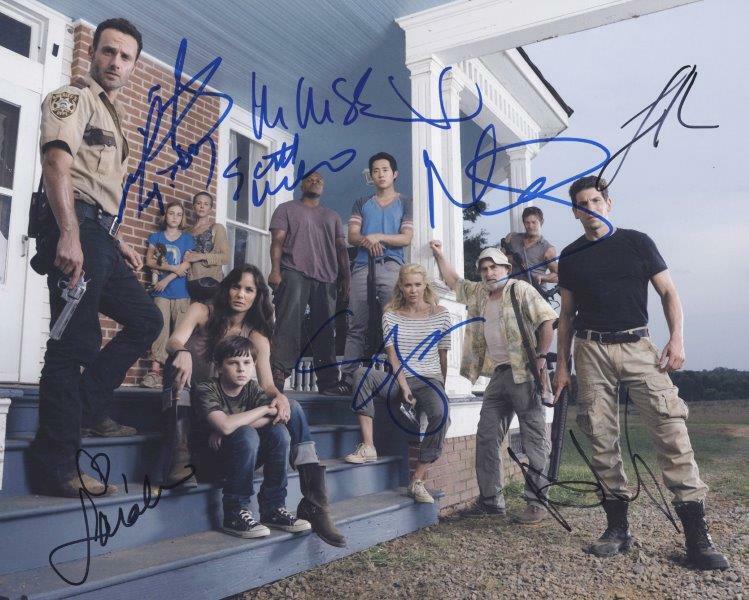 REPRINT - THE WALKING DEAD Cast Autographed Signed 8 x 10 Photo Poster Man Cave