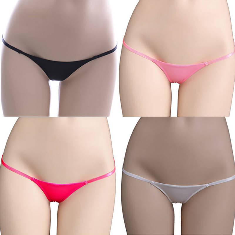 Womens Sexy Underwear Briefs Low Rise Seamless Thong G String Panties Bikini ◁