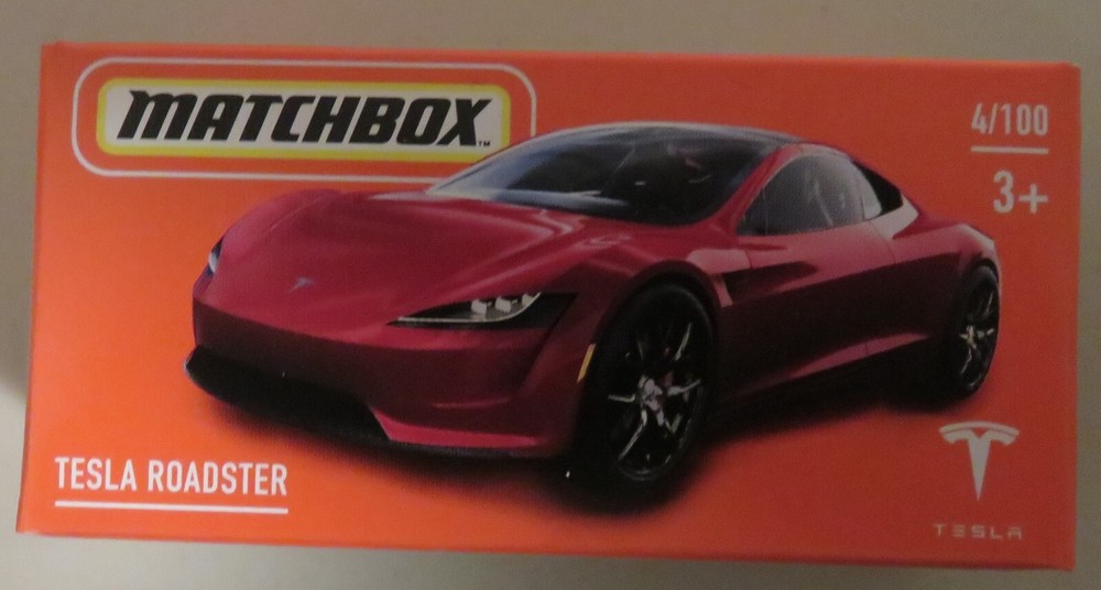 2022 series Matchbox Power Grabs- Tesla Roadster