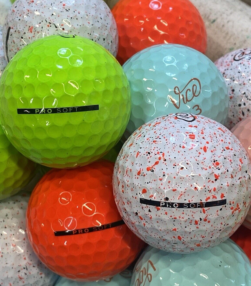36 TRULY Mint 5A VICE PRO SOFT (Assorted Colors) Golf Balls *FREE SHIPPING*-image
