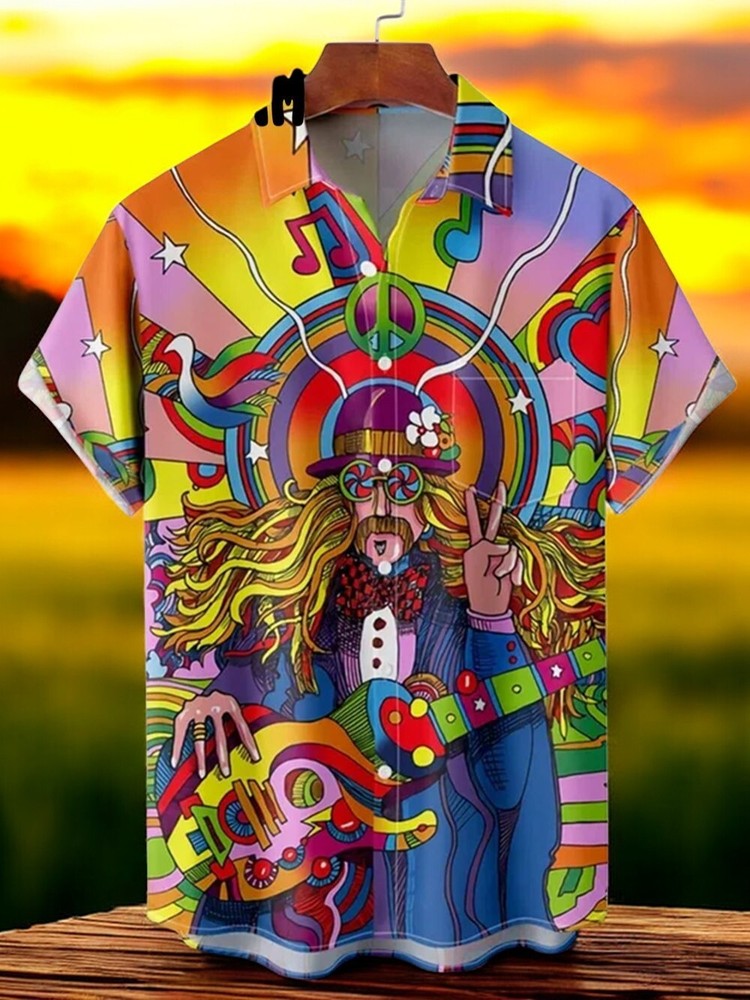 Music Festival Casual Resort Hawaiian Shirt