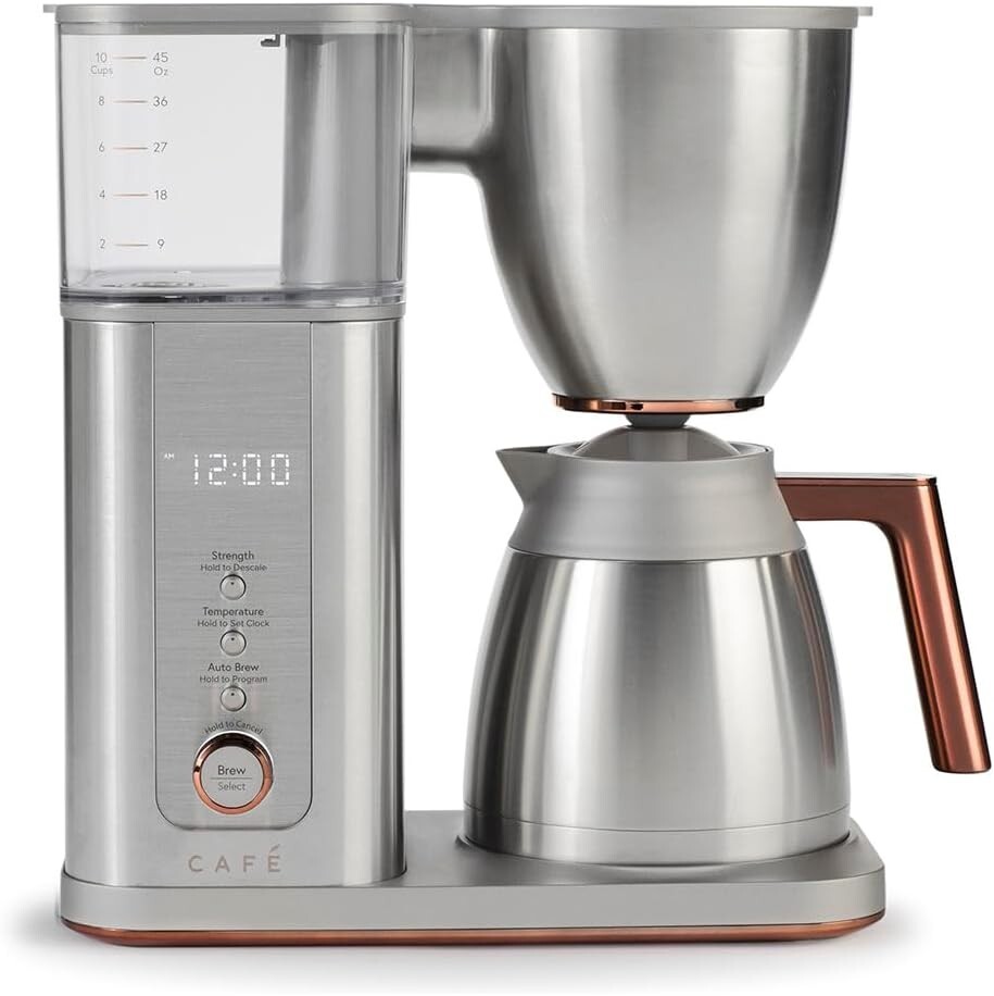 Voice-Controlled 10-Cup Drip Coffee Maker with Thermal Carafe & Smart Tech-image