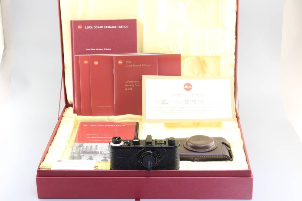 [MINT] Leica 0-Series Oskar Barnack 1879-2004 Edition 35mm RF Complete Set Black