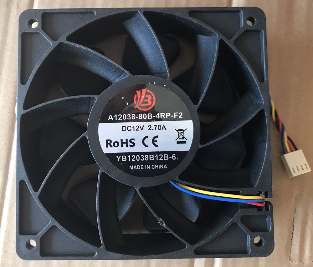6000+ RPM Fan 4-pin Bitmain Antminer  S19 S9 V9 L3+ D3 D5 S11 S11 T17 Z15 Z11