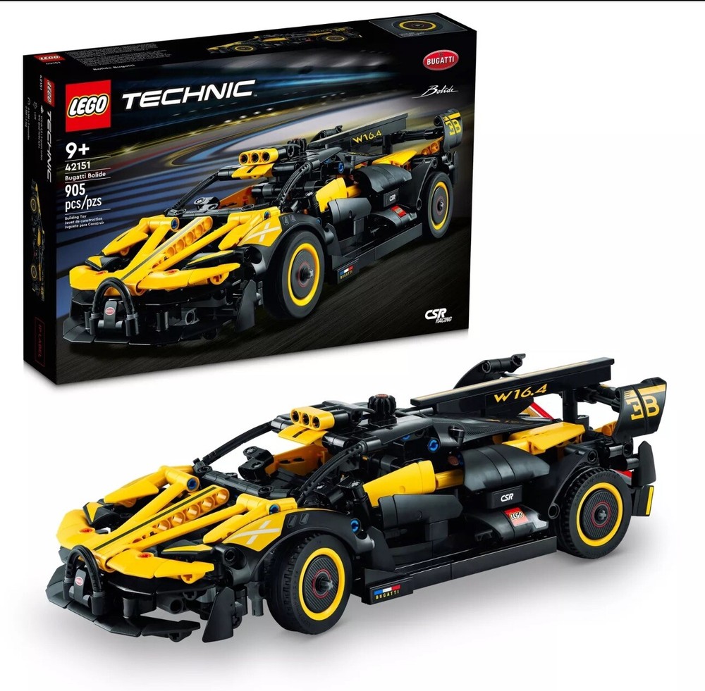 LEGO Technic Bugatti Bolide Racing Car 42151 Model Building Set Race Engineering