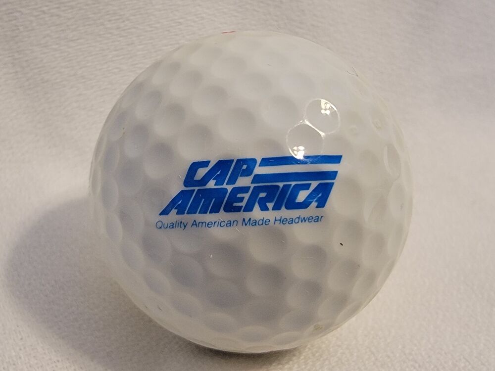 Cap America Logo Golf Ball Quality American Made Headwear