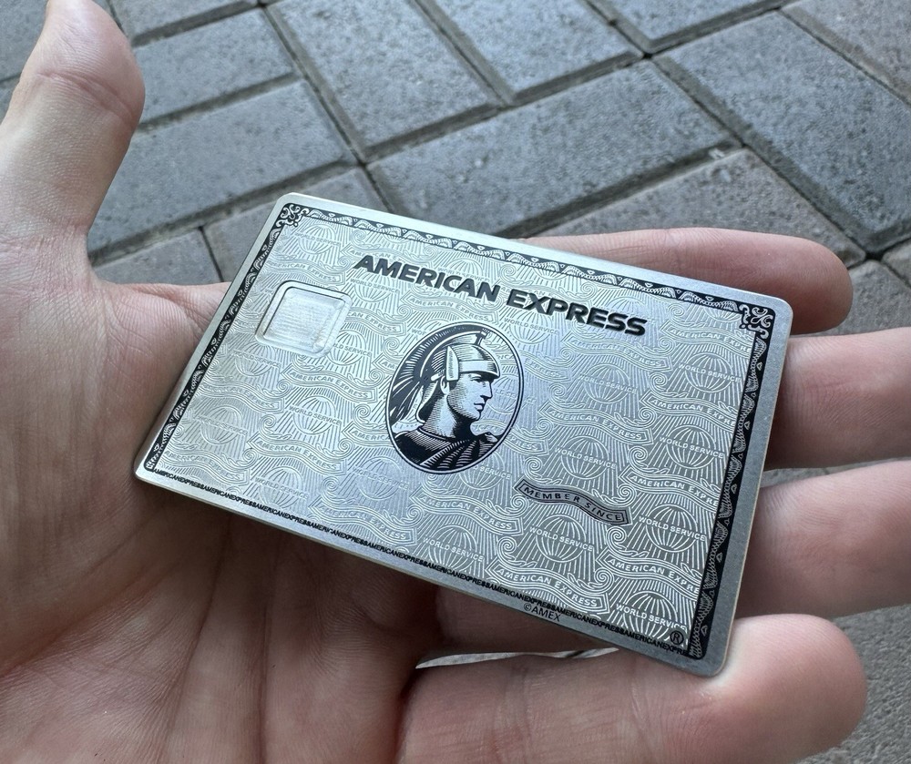 Customised Centurion AMEX Platinum Metal Card *BLANK* READ DESCRIPTION*