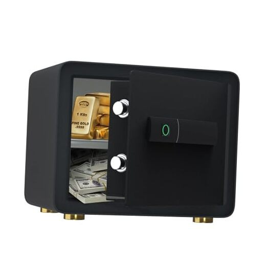 1.2 Cu Ft Biometric Safe Box with Auto-Open Fingerprint and Removable Tray-image