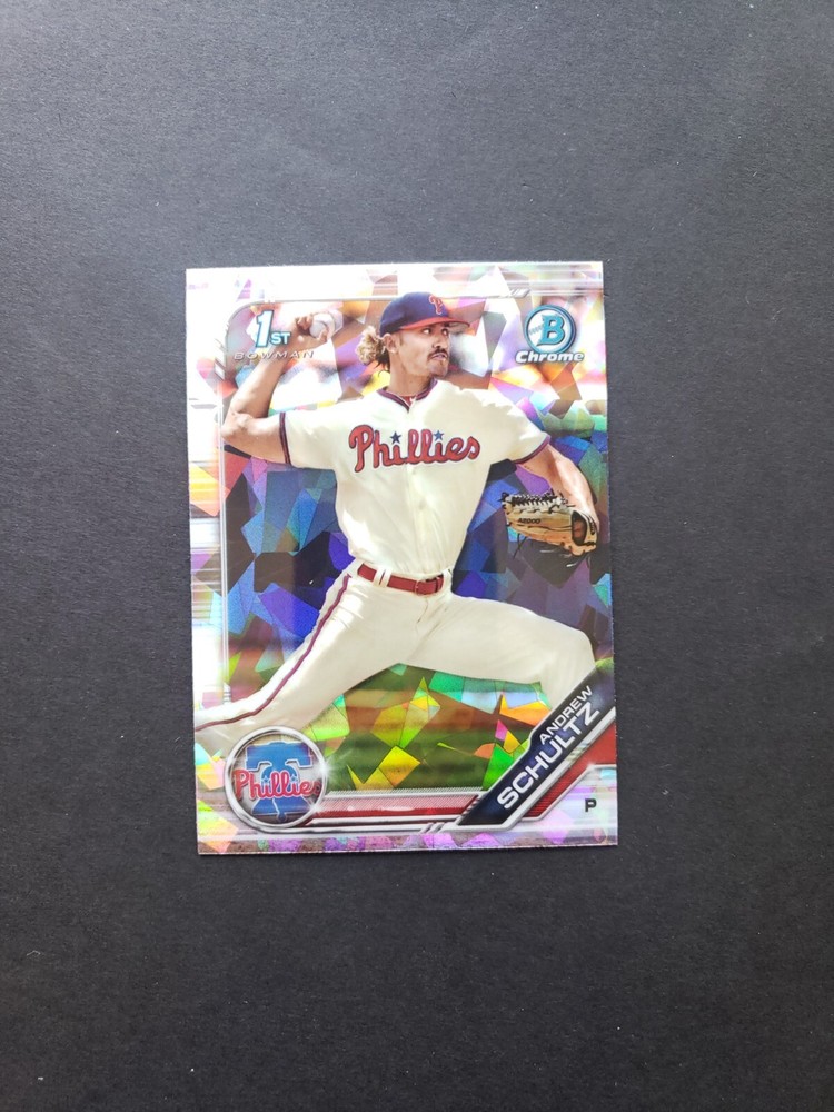 2019 Bowman Chrome 1st Sapphire Edition #BDC-120 Andrew Schultz