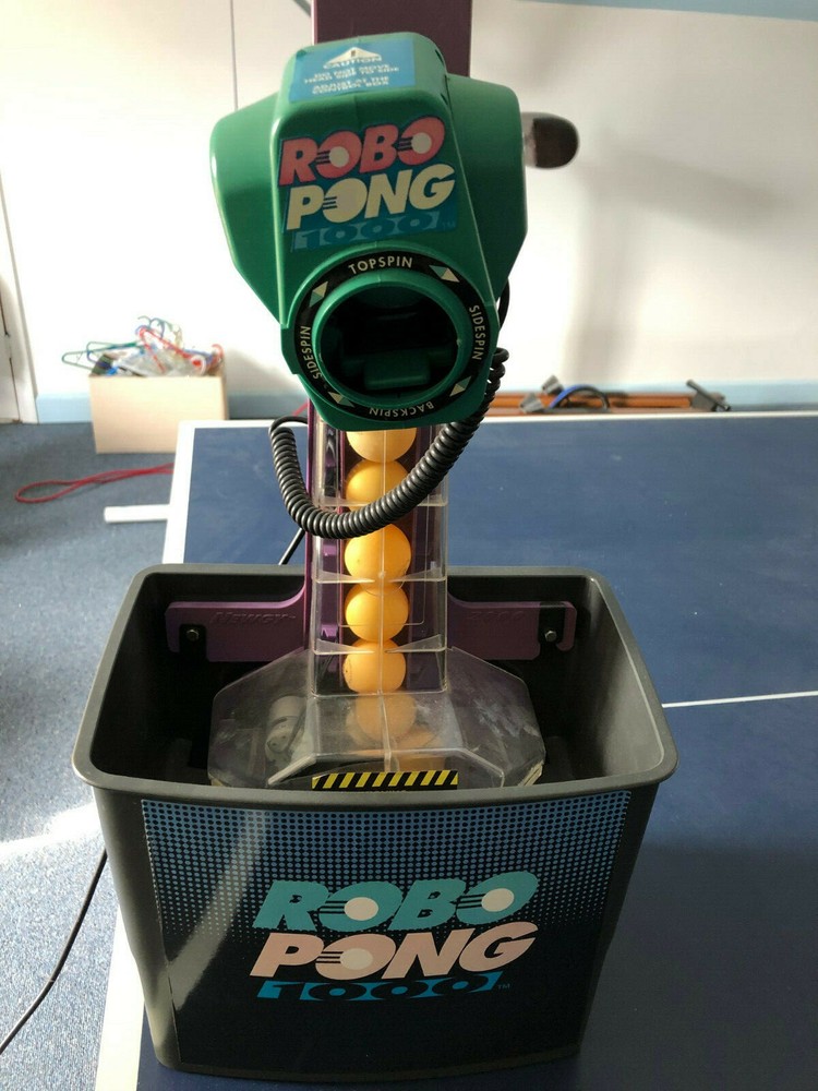 Robo Pong 1000 - Automatic Ping Pong Robot with Bonus Ball Cart for Training-image