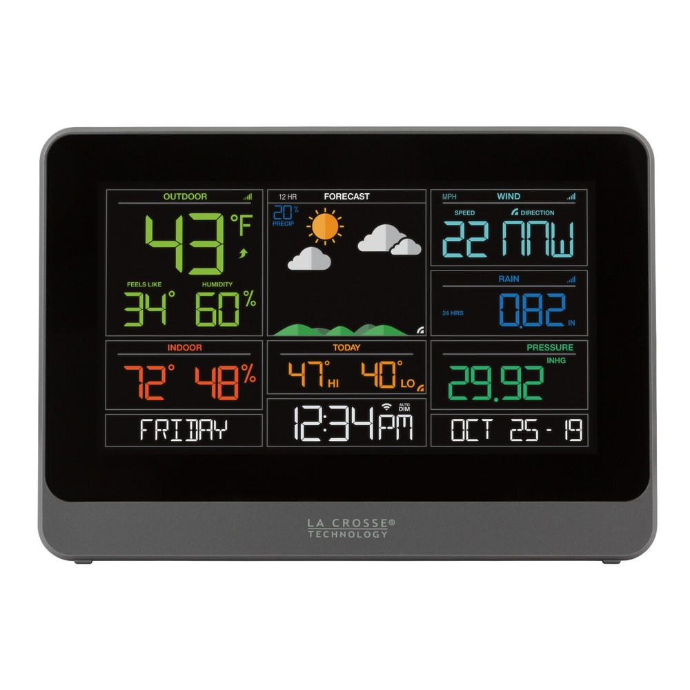 V30-WRTH La Crosse Technology Replacement/Add-On Weather Station Display Only