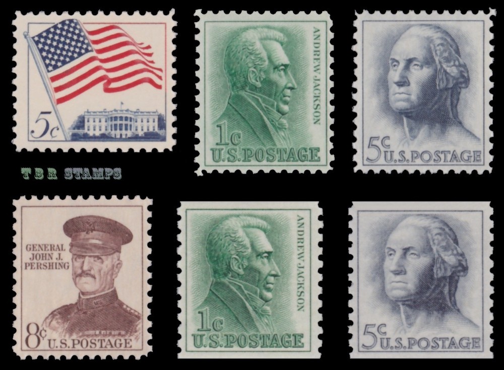 1208 1209 1213 1214 1225 1229 Regulars 1961 1962 1963 Set of 6 MNH - Buy Now-image