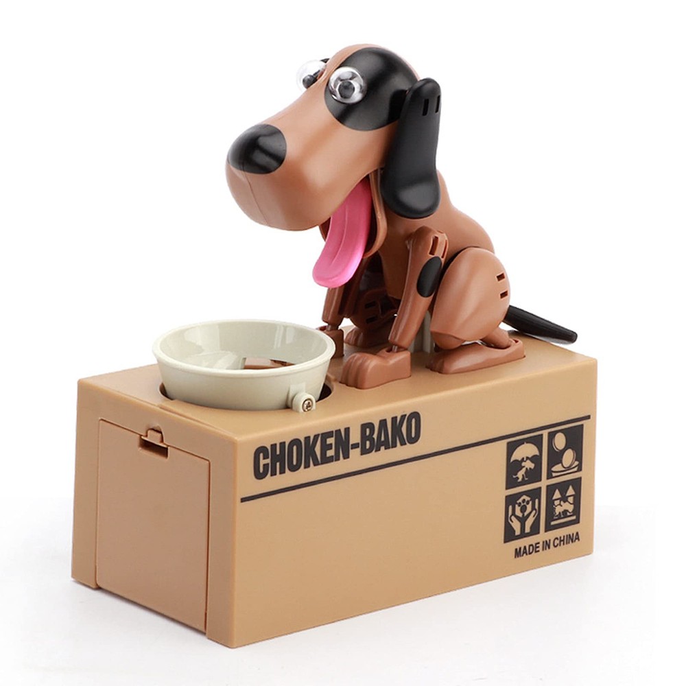 Dog Piggy Bank, My Dog Piggy Bank, Puppy Money Saving Box, Cute Automatic Ste...