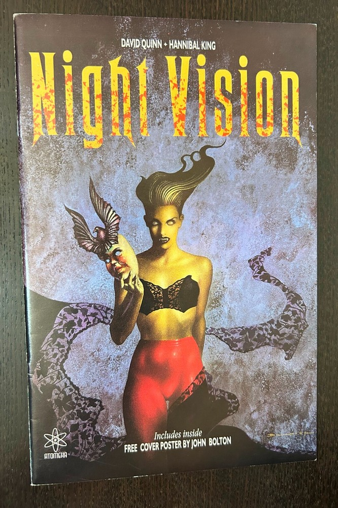 NIGHTVISION #1 (Atomeka Comics 1993) -- Independent Horror -- VF/NM