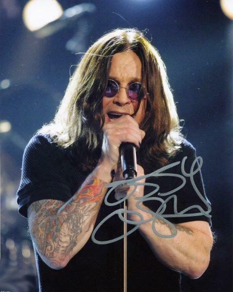 REPRINT - OZZY OSBOURNE Black Sabbath Autographed Signed 8 x 10 Photo Poster