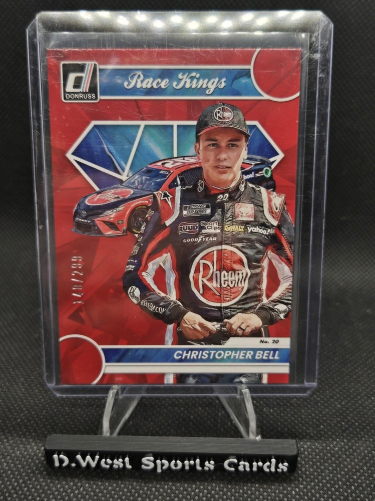 2023 Panini Donruss NASCAR - Race Kings Red #19 Christopher Bell /299