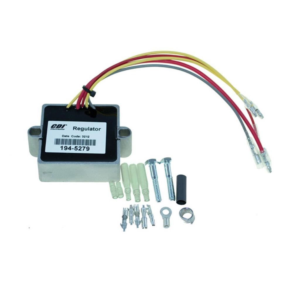 New Voltage Regulator Compatible with Yamaha 25-275 HP Outboard Motors Part 194-5279