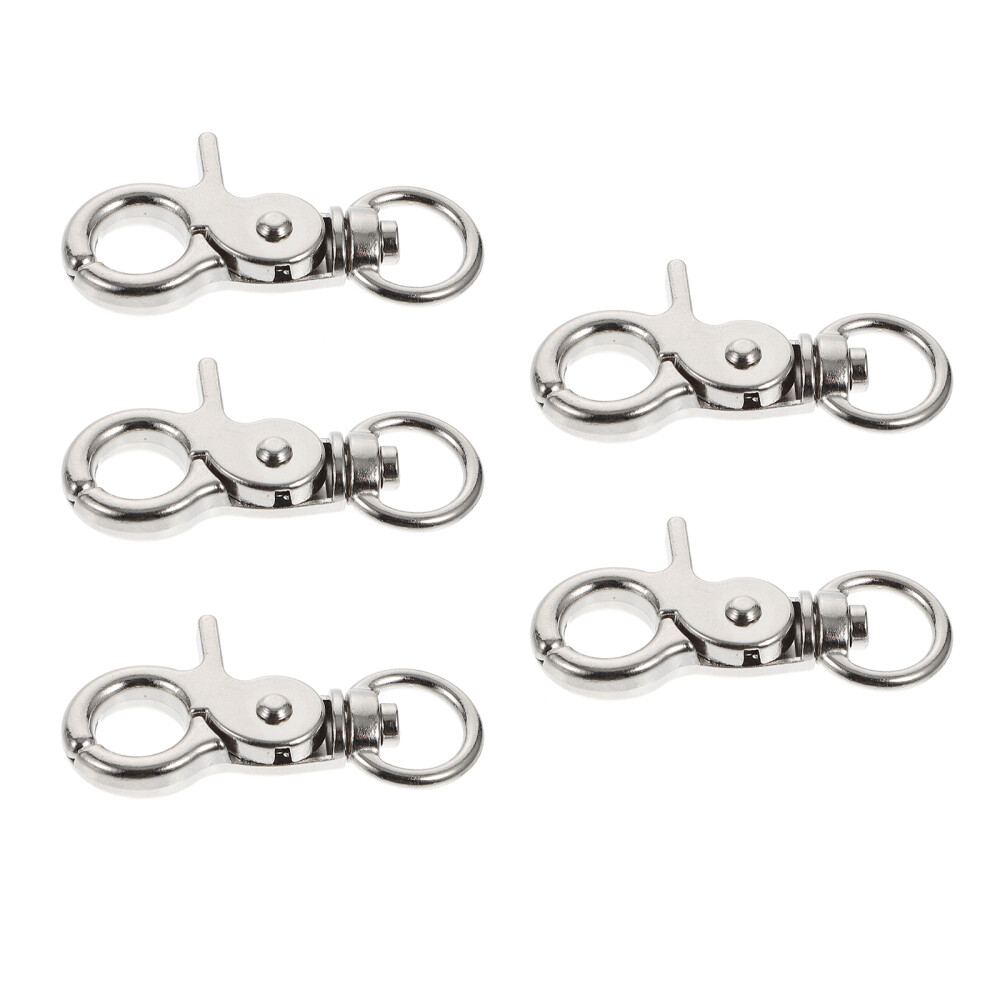 5 Pcs Birdcage Lock Pet Liner Catcher Bunny Keychain Door Gate