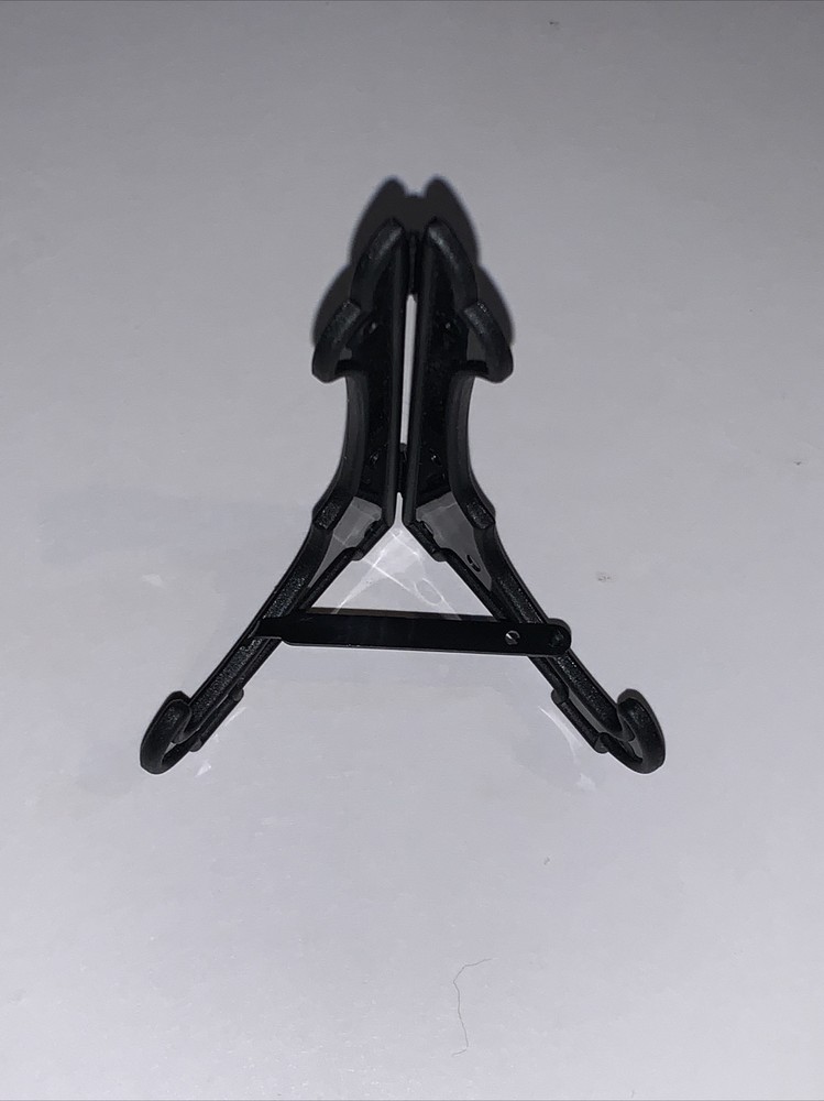 6 BCW FOLDABLE BLACK CARD HOLDER STANDS Easel Small Display Sports Trading Photo