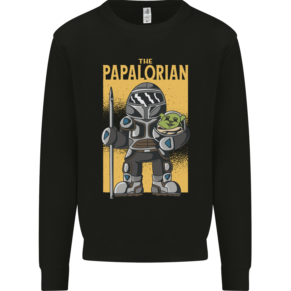 Fathers Day The Papalorian Funny Papa Mens Sweatshirt Jumper-image