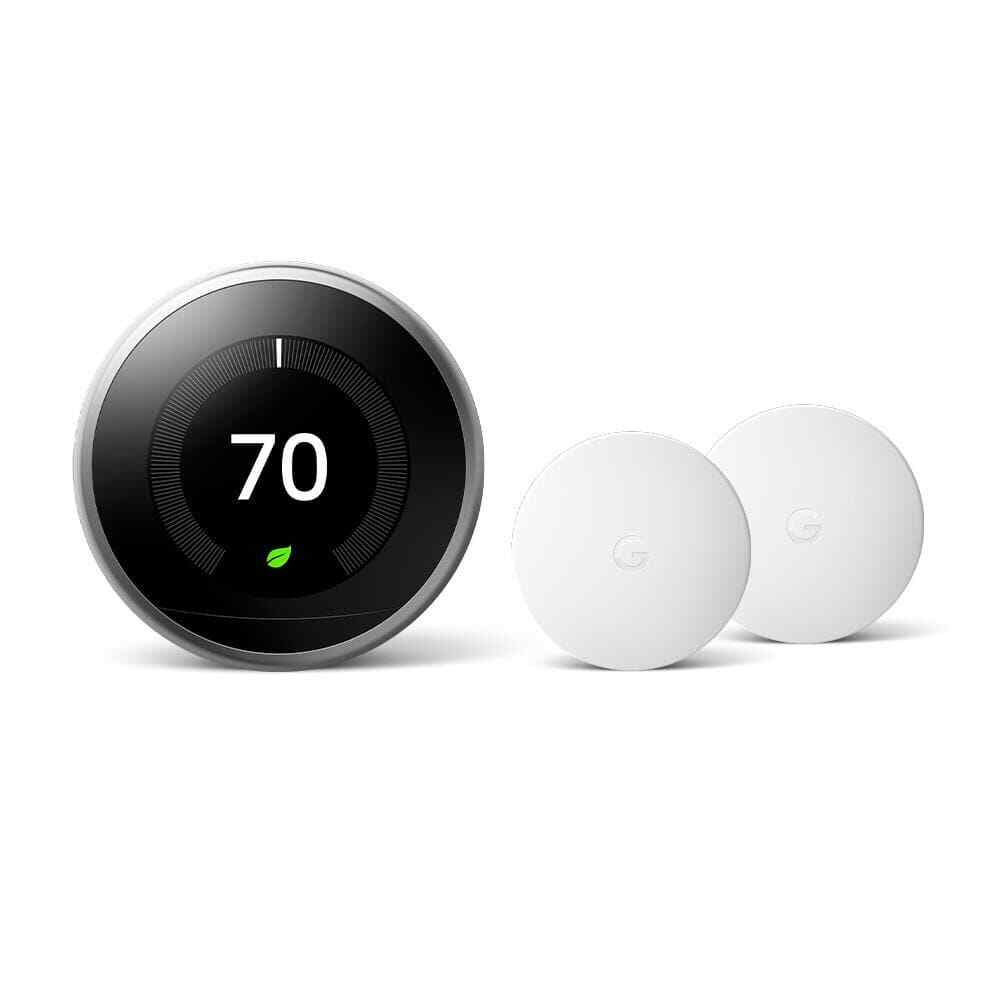 Nest 3rd Gen Wi-Fi Programmable Thermostat w/ 2 Temperature Sensors