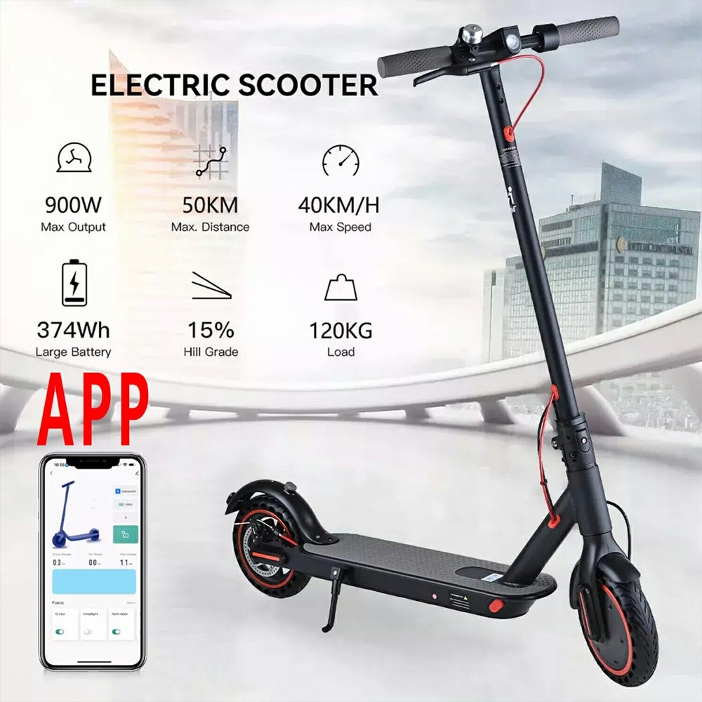 350W 10.4Ah Folding Electric Scooter for Adults - 20MPH Speed